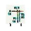 Picture of Serving Platter Dichroiac Decorated
